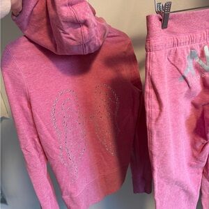 Pink Rhinestone Angel Wing Hoodie & Joggers Set - Victoria’s Secret